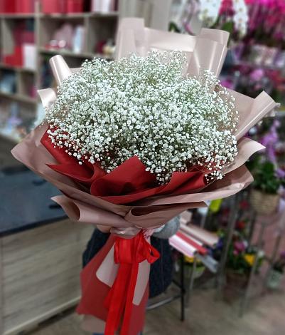 Букет цветов из: Гипсофила в Шалушке