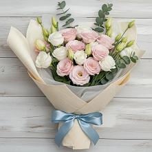 Букет цветов из:  Лизиантусы в Шалушке