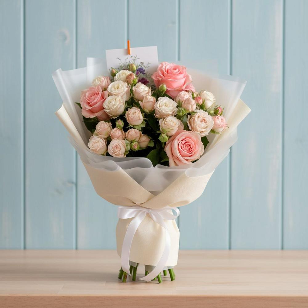 Букет цветов из: Розы в Шалушке