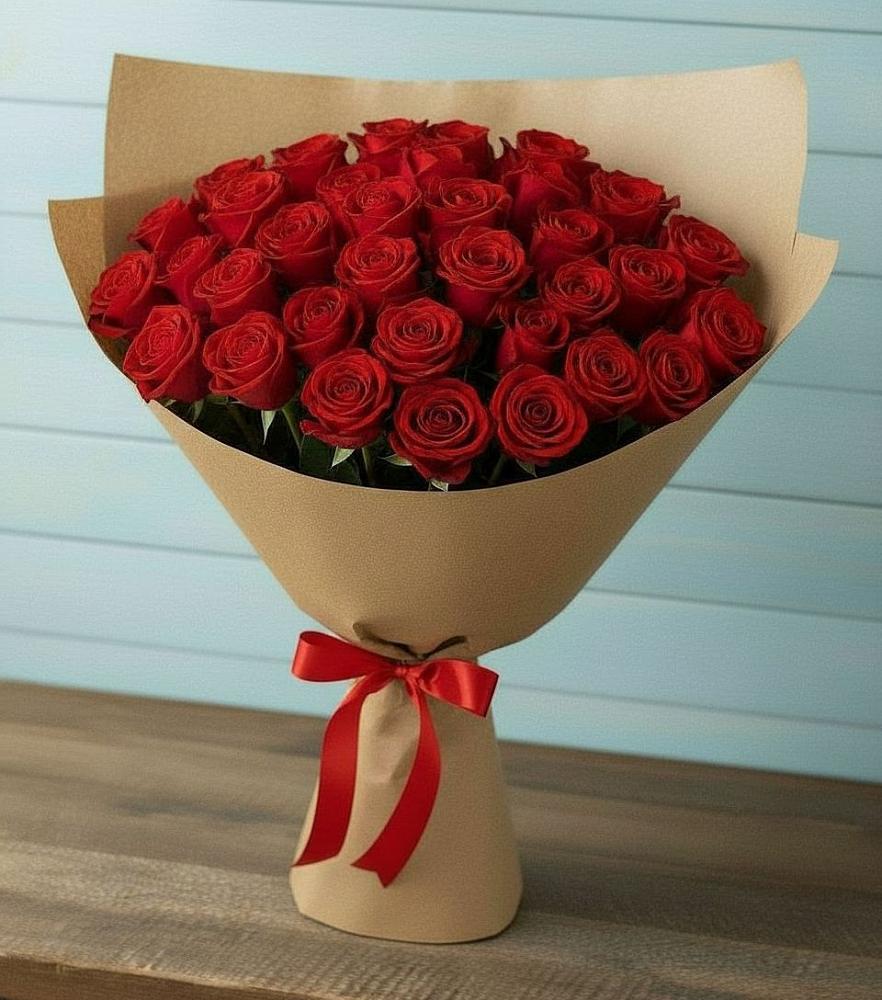 Букет Красные розы Милано в Шалушке