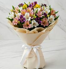 Букет цветов из:  Альстромерии #REPLACE_PRED# Шалушке