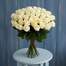 Букет 51 Белая роза Эдлесс Лав #REPLACE_PRED# Шалушке