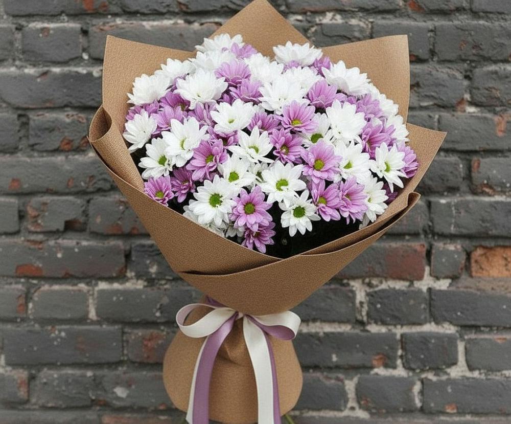 Букет цветов из: Хризантемы в Шалушке