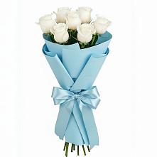 Букет 7 белых роз Проуд #REPLACE_PRED# Шалушке