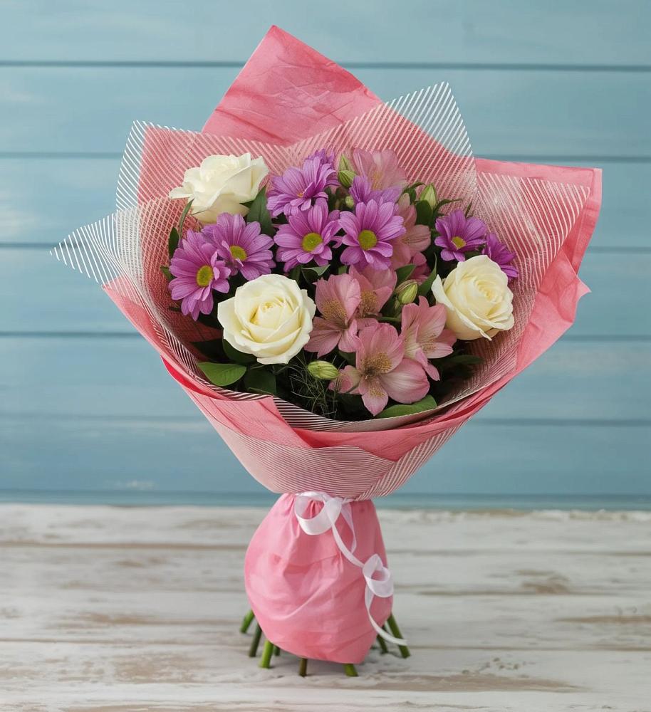 Букет цветов из: Герберы в Шалушке