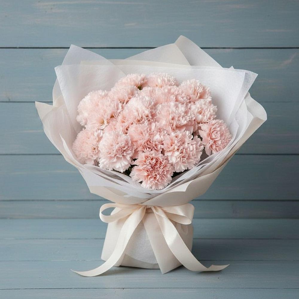 Букет цветов из: Гвоздики в Шалушке