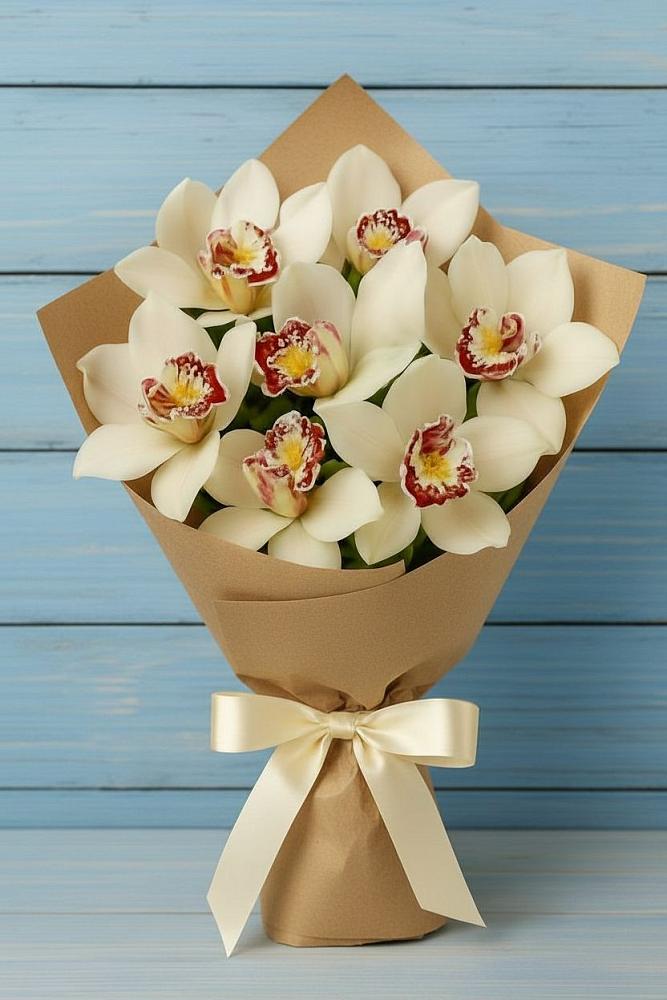 Букет цветов из: Орхидеи и Розы в Шалушке